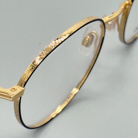 Dolce & Gabbana Eyeglasses Frames DG1334 Gold Black Wire Frame 53-18-140 - Picture 9 of 9